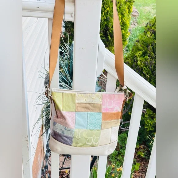 Coach Pastel Patchwork Bag